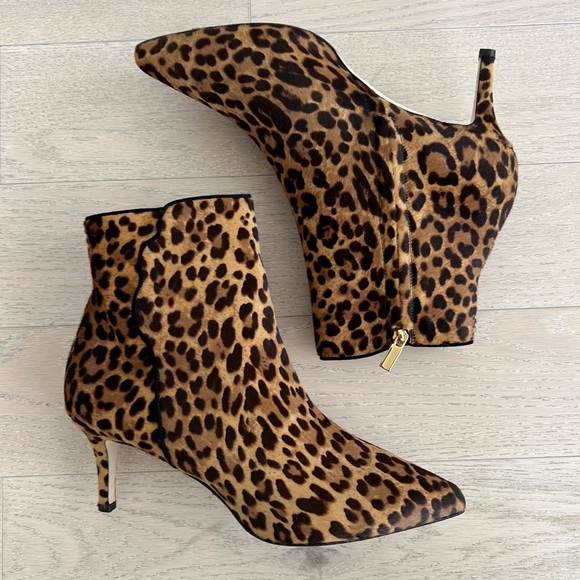 sarah flint • perfect dress bootie chocolate leopard hair calf • 41 / 10 - Picture 9 of 15